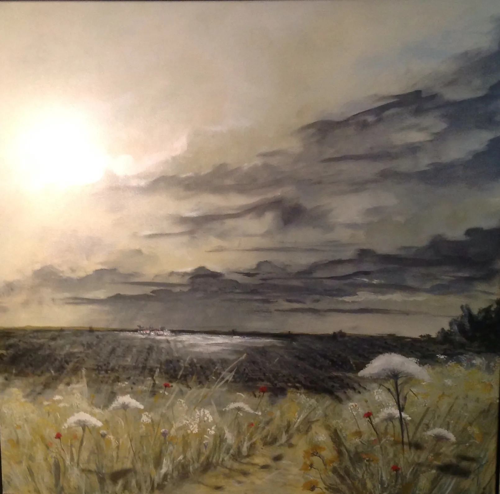 Maleri nr 3 100 cm X 100 cm